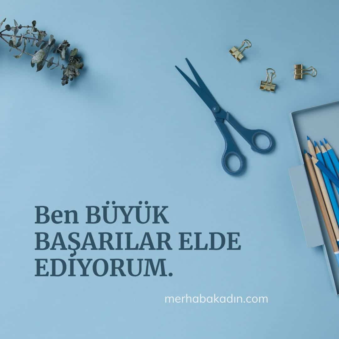 başarı olumlamaları