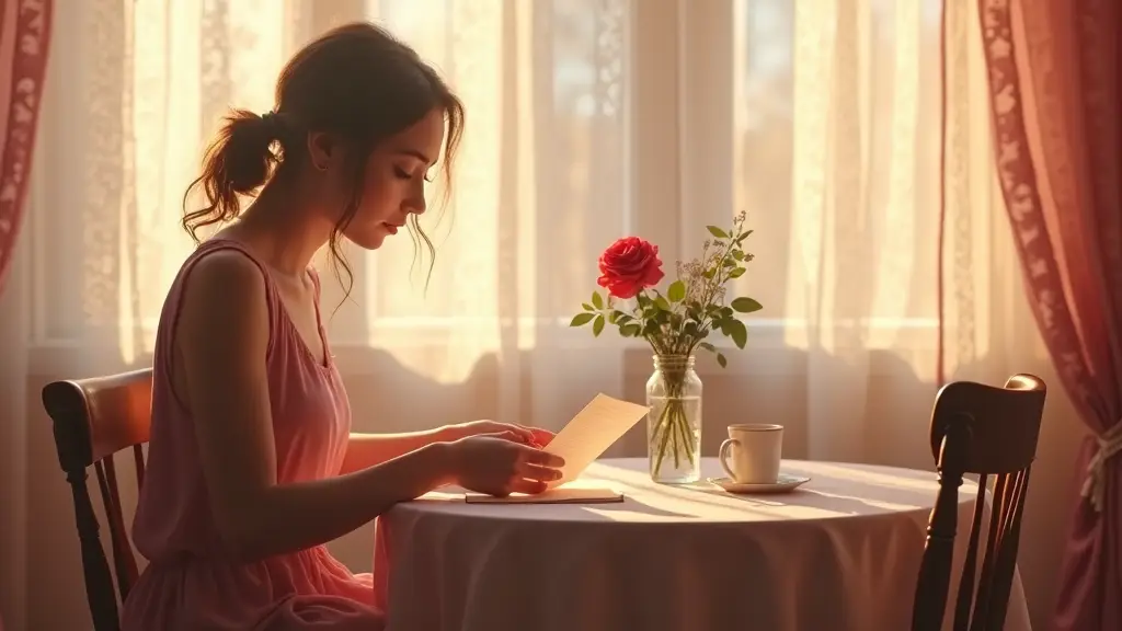 Elif'in karar anı Elif'in Kararı - Kadın mutfağında mektup okuyor